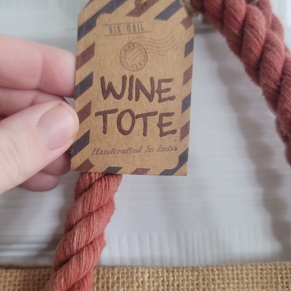#357 NWT Wine Tote Bag - Picture 5 of 8